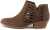 Soda CHANCE Womens Perforated Cut Out Stacked Block Heel Ankle Booties