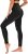 TNNZEET Leggings for Women, Black High Waisted Plus Size Maternity Workout Yoga Pants