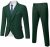 MrSure Men’s 3 Piece Suit Blazer, Slim Fit Tux with One Button, Jacket Vest Pants & Tie Set for Party, Wedding and Business